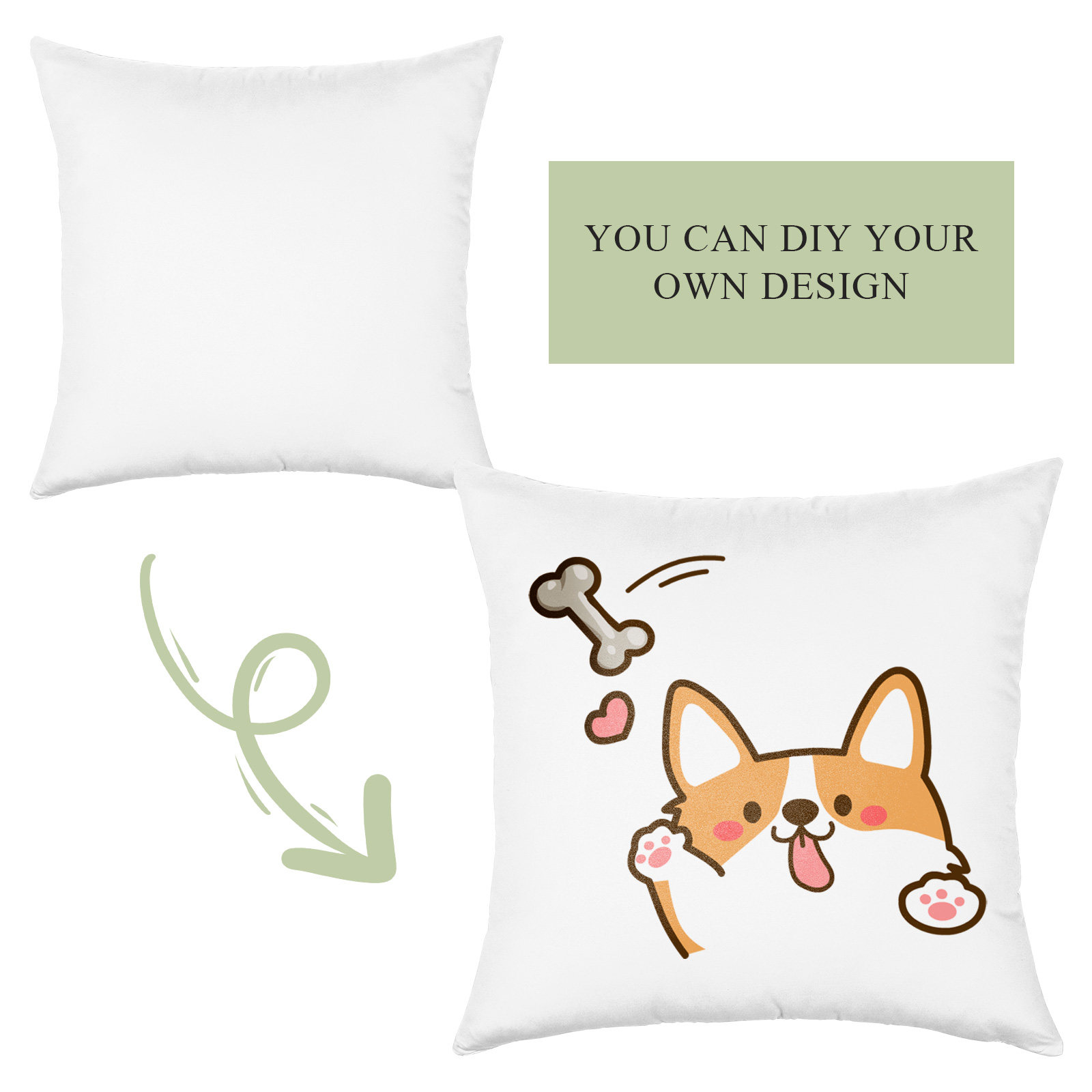 4 Adet Beyaz Süblimasyon Yastı - Pillow Cover Sublimation incelemesi ve fiyatı